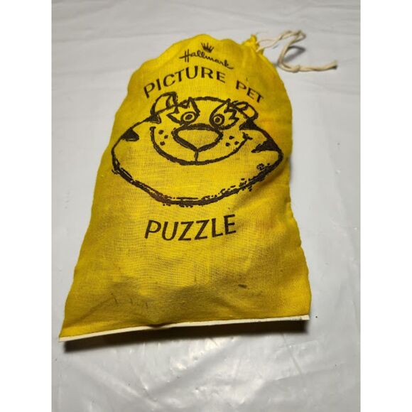 Vintage Hallmark Picture Pet Puzzle In A Bag - Picture 1 of 8